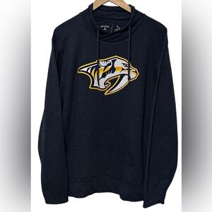 Antigua Nashville Predators Hooded Shirt SZ XL